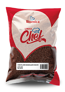 Confeito Granulado Macio 500g Sabor Chocolate