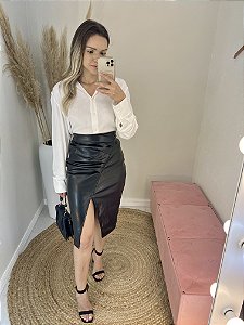 Saia MIDI couro eco