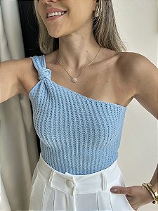Body modal nula manga azul bebê