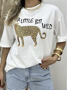 Camiseta oversized Wild off