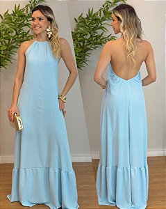 Vestido Helena Azul