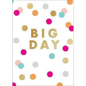 Cartão By Grafon's Aniversário Estampa Big Day Tilibra