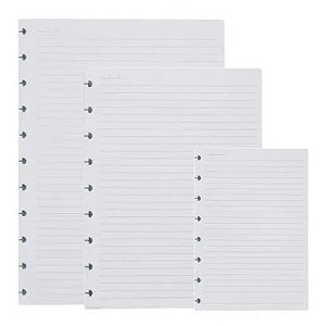 Refil Pautado Branco 120g P/M/G 30 Folhas para Caderno Inteligente