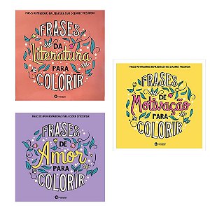 Livro para Colorir Frases Inspiradoras de Amor/Motivação/Literatura para Colorir e Presentear Culturama