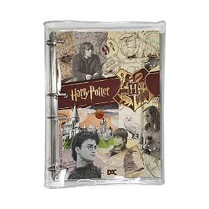 Caderno Argolado Colegial em PVC Cristal Harry Potter Warner 100 DAC