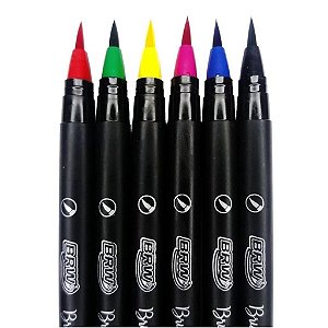 Brush Pen Aquarelável Uso Artístico e Profissional Evoke BRW