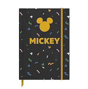 Caderno Médio com Elástico Mickey Culturama