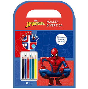 Maleta Divertida + Mini Lápis de Cor Spider Culturama