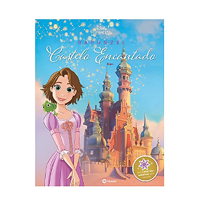 Livro de Adesivos Rapunzel Castelo Encantado Culturama
