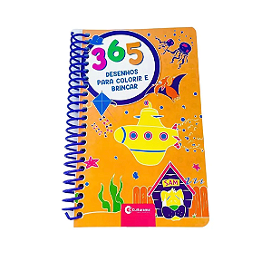 Livro 365 Desenhos para Colorir e Brincar Culturama