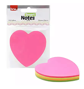 Bloco de Anotações Smart Notes Love Coração BRW