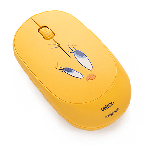 Mouse sem Fio Looney Tunes Piu-Piu 3 Botões 1000DPI Letron