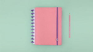 Caderno G+ Rose Rosé Caderno Inteligente