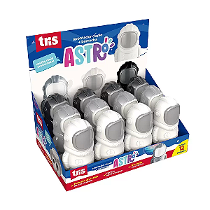 Apontador Duplo com Borracha Astro TRIS