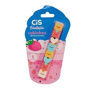 Borracha Fantasia Cubinhos com 8 unidades CiS