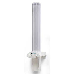 Dispenser poupador de copos 150 a 200ml. branco Multicopo - Nobre