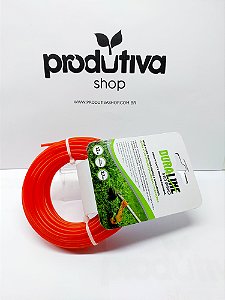 Fio de Nylon Roçadeiras HD 2,7MM Redondo - Loop 12M - Vermelho