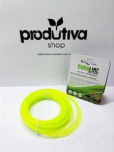 Fio de Nylon Roçadeiras HD 1,8MM Redondo - Loop 15M - Verde