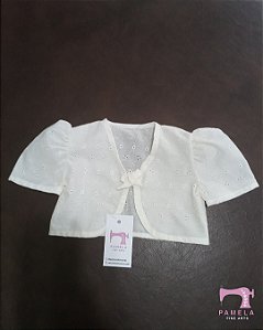 Bolero Isabel - 4 anos Branco