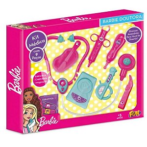 Kit de Pintura Barbie Com Cavalete Fun F0030-0