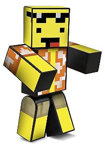 Boneco Kadu Turma do Problems - Pequeno - 25cm - Minecraft - Algazarra