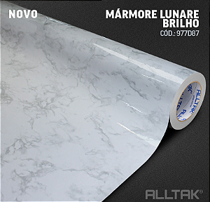 Vinil Impermeável Marmore Lunare 1,22 - Alltak Decor