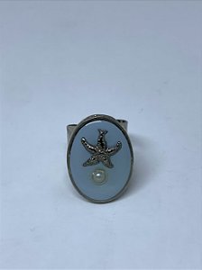 Anel Resinado De Orixas Luxo Iemanja