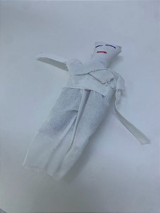 Boneco De Pano Branco Feminino Un