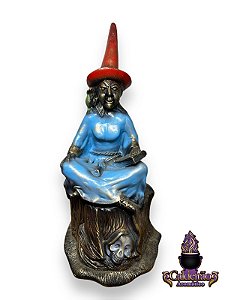 Bruxa Em Gesso 35Cm