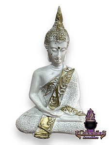 Buda Do Tibet Sentado Em Resina 12Cm