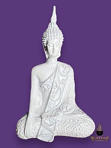 Buda Tibetano Colorido 10Cm Em Resina