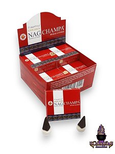Incenso Vijayshree Massala Cone Golden Nag Champa 10 Cones