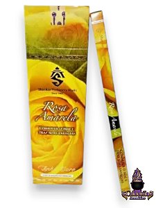 Incenso Shankar Rosa Amarela Com 8Un