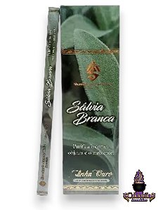 Incenso Shankar Salvia Branca Com 8Un