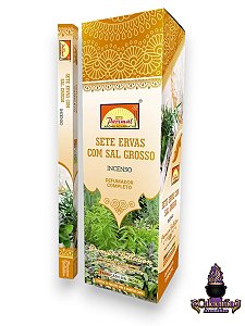 Incenso Parimal Sete Ervas Com Sal Grosso 08 Varetas