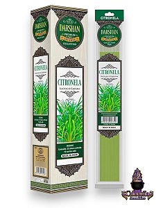 Incenso Darshan Premium Plastic Massala Citronela 10 Varetas