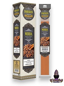 Incenso Darshan Premium Plastic Massala Mirra 10 Varetas