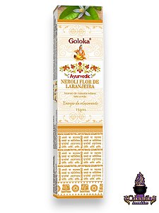 Incenso Goloka Massala Ayurvedic Flor De Laranjeira