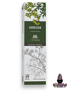 Incenso Nirvana Natural Arruda 09 Varetas