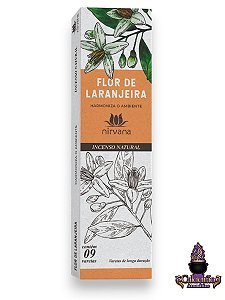 Incenso Nirvana Natural Flor De Laranjeira 09 Varetas