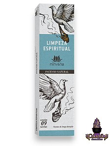 Incenso Nirvana Natural Limpeza Espiritual 09 Varetas
