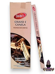 Incenso Shanti Cravo E Canela Com 7Un