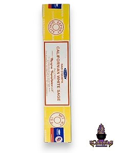 Incenso Satya Massala Californian White Sage Caixa Com 12Un