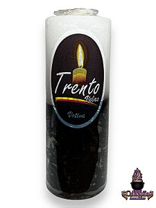 Vela Votiva 57Mm 335G Bicolor - Br/Pt