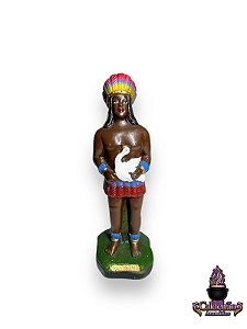 Caboclo Aguia Branca 20Cm