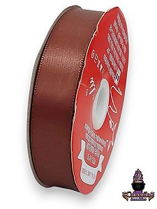 Fita Cetim 20mm Marrom
