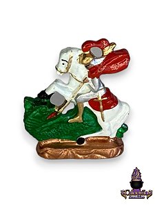 Imagem De Chumbo Colorida Sao Jorge 5Cm