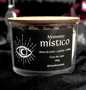 Vela Aromatica Momento Mistico - Salvia Jasmim e Dama da Noite