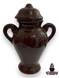 Quartinha Louca 16Cm Marrom C/Asa