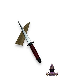 Punhal 09Cm Pt/Vm